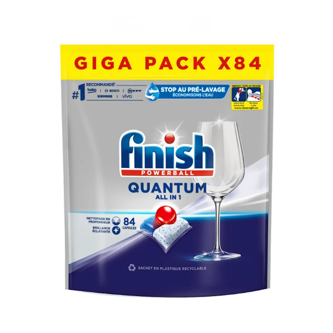 Finish Quantum Dishwasher Capsules 84pcs